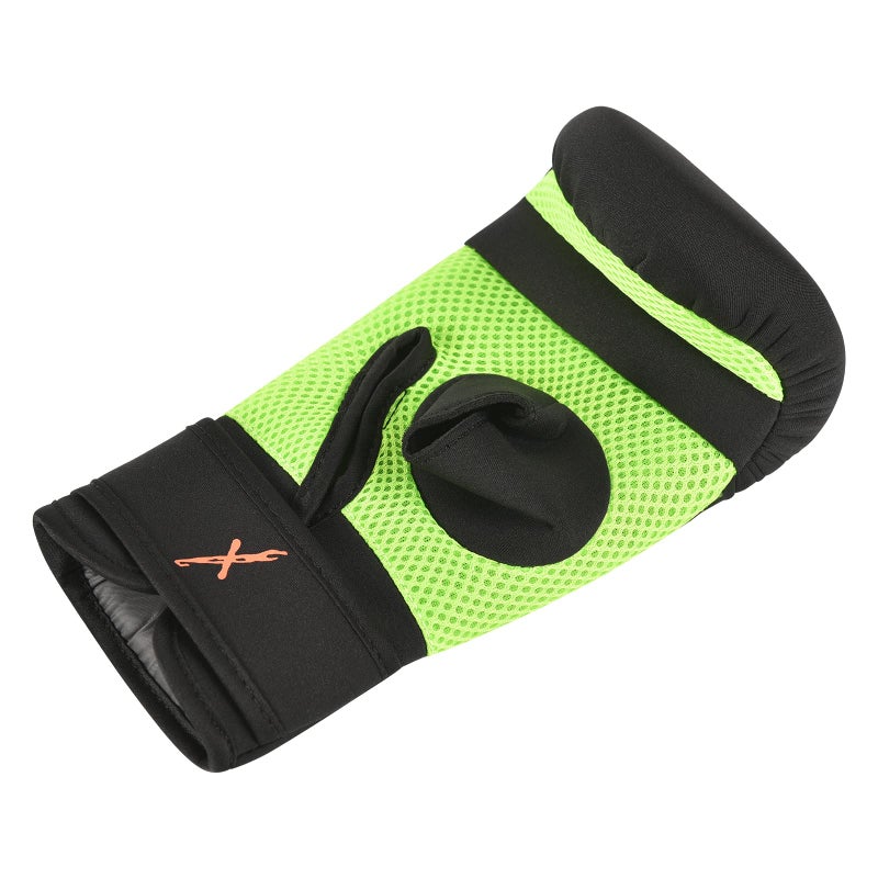 MaxxMMA Neoprene Washable Heavy Bag Gloves - Boxing Punching Training (Neon Yellow  L/XL) - Image 3